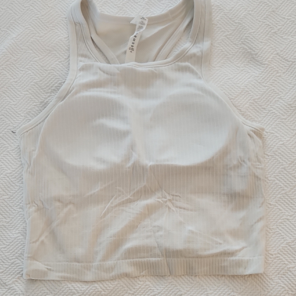 Lululemon Bone Colored Tank Top.